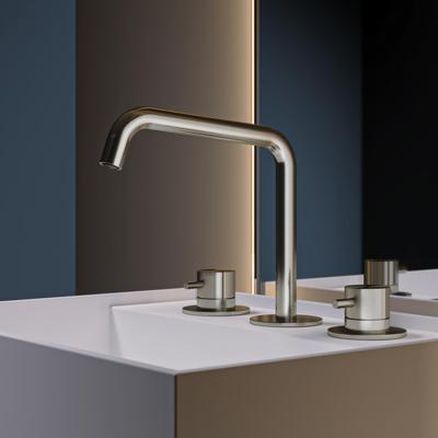 Wastafelmengkraan Hotbath Archie 3 Gats Zonder Waste RVS316