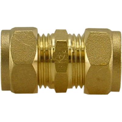 Riko P-901 Messing Knel Rechte Koppeling 10x10