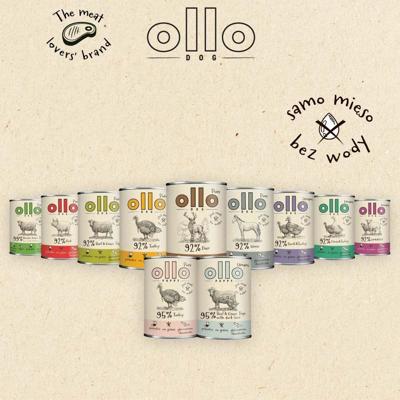 OLLO Pure Turkey - natvoer voor honden - 850g