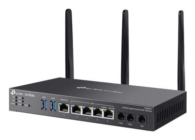 TP-Link Omada AX3000 draadloze router Gigabit Ethernet Dual-band (2.4 GHz / 5 GHz) Zwart
