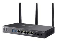 TP-Link Omada AX3000 draadloze router Gigabit Ethernet Dual-band (2.4 GHz / 5 GHz) Zwart - thumbnail