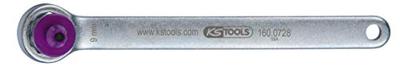 KS Tools 160.0728 Remontluchtingssleutel, extra kort, 9 mm, paars