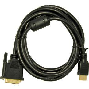 Akyga AK-AV-11 video kabel adapter 1,8 m HDMI Type A (Standaard) DVI-D Zwart