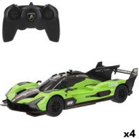 Politiewagen op Afstandsbediening Lamborghini 20 X 6 X 8 CM (4 Stuks) - thumbnail