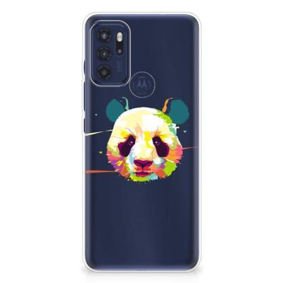 Motorola Moto G60s Telefoonhoesje met Naam Panda Color Motorola Moto G60s Telefoonhoesje met Naam Panda Color