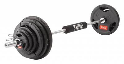 PT Essentials POWERLIFTER COMPACT Olympische halterset