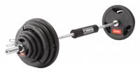 PT Essentials POWERLIFTER COMPACT Olympische halterset - thumbnail