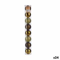 Set kerstballen Groen Plastic Ø 7 cm (24 Stuks) - thumbnail