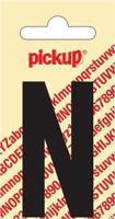 Plakletter Nobel Sticker zwarte letter N amsterdam Pickup - Pickup - thumbnail