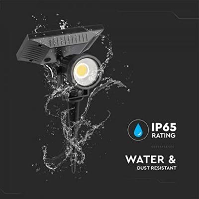 V-TAC 6660 VT-952 Tuinlamp op zonne-energie LED LED 2.00 W Zwart