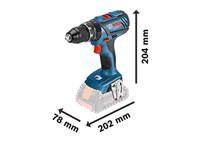 Bosch Professional GSB 18V 28 Accu-klopboor/schroefmachine Incl. 2 accus, Incl. lader - thumbnail