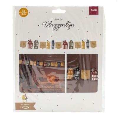 Vlaggenlijn Welkom Sint & Piet Classic (4m)