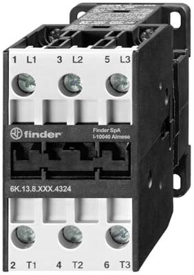 Finder 6K.13.8.024.4332 Industrieel relais 3x NO 15 kW 24 V/AC 32 A 1 stuk(s) Finder 6K.13.8.024.4332 Industrieel relais 3x NO 15 kW 24 V/AC 32 A 1 stuk(s)