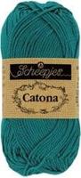 Scheepjes Catona 50g - 401 Dark Teal - Haakgaren / Breigaren - thumbnail