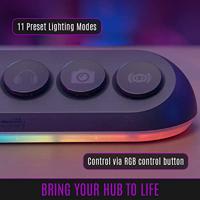 Streamplify HUB DECK 5 RGB-controller Zwart, RGB - thumbnail