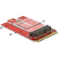 Delock 63909 Adapter Mini PCIe > M.2 Key E-sleuf - thumbnail