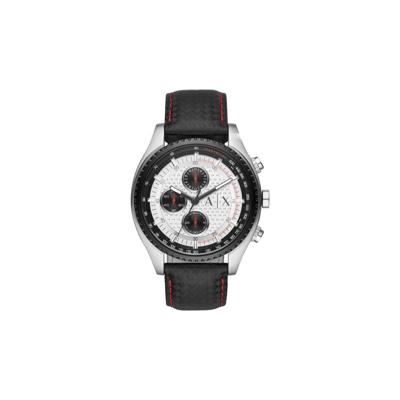 Horlogeband Armani Exchange AX1611 Carbon Zwart 22mm