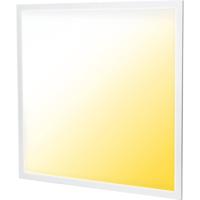 LED Paneel - Aigi Limno - 60x60 - Aanpasbare Kleur CCT - 32W Inbouw Vierkant - Backlight - Smart Wifi - Dimbaar - Mat Wit - Aluminium - thumbnail