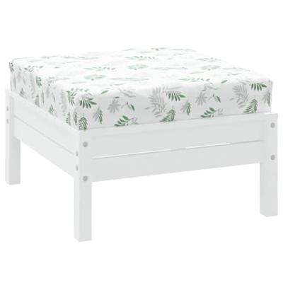 VidaXL Palletkussen bladpatroon 60x60x8 cm oxford stof