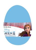 Disney Frozen 2 verrassingsei 10 cm lichtblauw - thumbnail