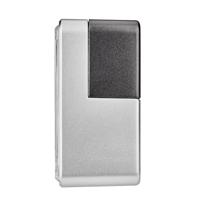 TFA Dostmann 60.1013.54 Wekker Kwarts Zilver Alarmtijden 1 Fluorescerende Wijzers - thumbnail