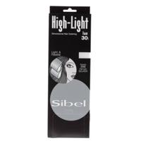 Sibel Hair Hi Lite Foam Silver 9,5x30cm 200Stuks - thumbnail