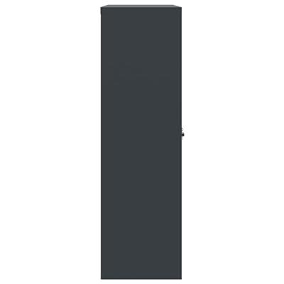 Archiefkast 90x40x140 cm staal antracietkleurig Archiefkast 90x40x140 cm staal antracietkleurig