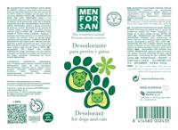Deodorant Menforsan Hond Kat 125 ml - thumbnail