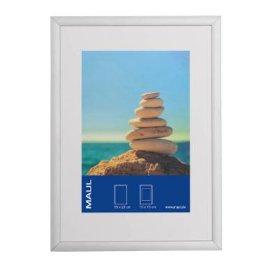 Fotolijst MAUL design 15x21cm aluminium frame zilver Fotolijst MAUL design 15x21cm aluminium frame zilver