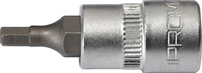 Promat/Tecwerk Dopsleutelbit | 1/4 inch 6-kant | sleutelwijdte 8 mm | lengte 32 mm - 4000821047