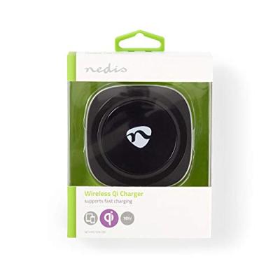 Nedis wchaq10w2bk snellader snelle draadloze oplader 10 w 2,0 a gevoed over usb