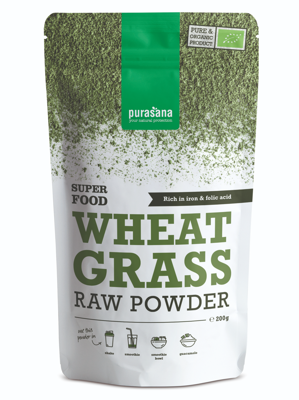 Purasana Vegan Wheat Grass Raw Powder Purasana Vegan Wheat Grass Raw Powder