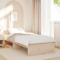 Slaapbank met matras 80x200 cm massief grenenhout - thumbnail