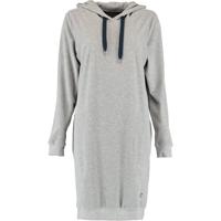 Cawö Cawö Dames Lange Hoodie 820 - Grau-blau S - thumbnail