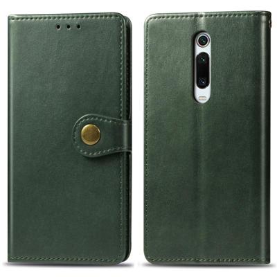 Retro effen kleur lederen gesp mobiele telefoon bescherming lederen draagtas met Lanyard & fotolijstjes & kaartsleuf & portemonnee & beugel functie vo