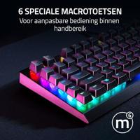 Razer blackwidow v4 x, gaming toetsenbord (zwart, us lay-out, green, rgb leds, doubleshot abs) - thumbnail