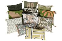 Kussen Home ESPRIT Beige Natuurlijk Tropisch Boho 45 x 5 x 45 cm - thumbnail