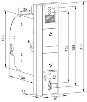 HOMEPILOT 10302345 RolloTron pure DECT Elektrische bandopwinder 23 mm Trekkracht (max.) 45 kg Inbouw (in muur) - thumbnail