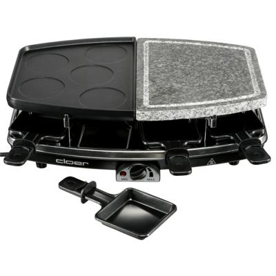 Cloer 6435 raclettegrill met natuursteen 1200w