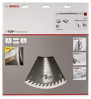Bosch Accessoires Cirkelzaagblad Top Precision Best for Laminated Panel Abrasive 303 x 30 x 3,2 mm, 60 1st - 2608642106