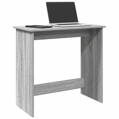 Bureau 80x40x75 cm bewerkt hout grijs sonoma eikenkleurig