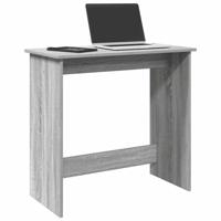Bureau 80x40x75 cm bewerkt hout grijs sonoma eikenkleurig - thumbnail