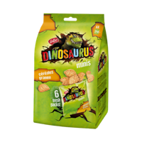 Lotus Koekjes Original Mini Dinosaurus 6 x 25 g bij Jumbo - thumbnail
