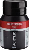 Royal Talens Amsterdam Acrylverf 500 ml - Oxydzwart 735 - thumbnail