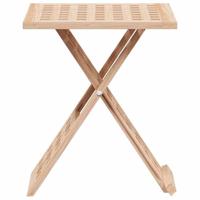 Salontafel Bruin 33 x 33 x 40.5 cm Massief walnotenhout - thumbnail