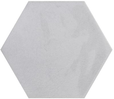Hexagon Moon White glans 16x18