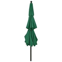 Parasol 3-laags met aluminium paal 3,5 m groen - thumbnail