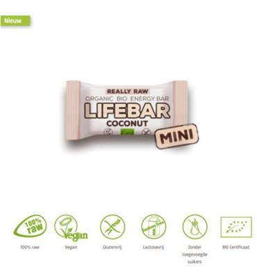 Lifefood Lifebar kokos mini bio 25 Gram