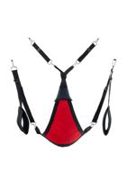 Triangle canvas sling - 3 or 4 points - Full set - Red - thumbnail