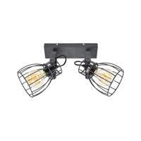Urban Interiors Plafondspot 'Wire' 2-lichts, kleur Zwart - thumbnail